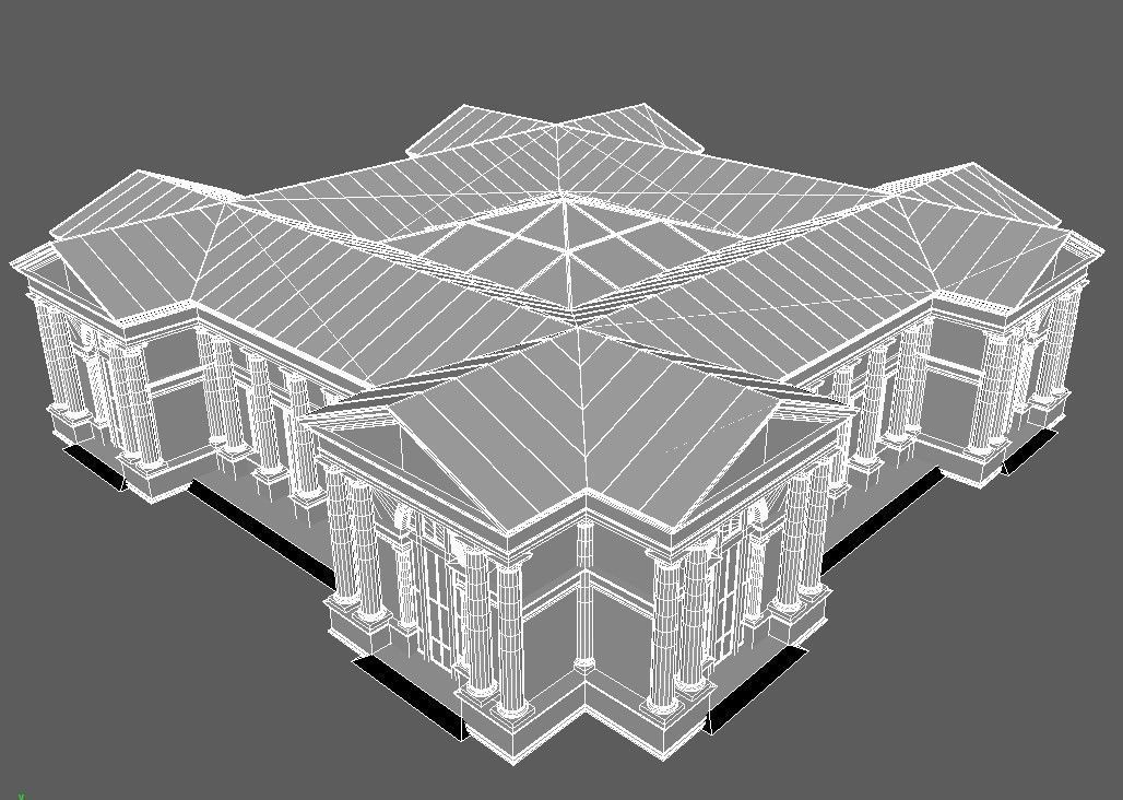 classic architecture 3D model_14