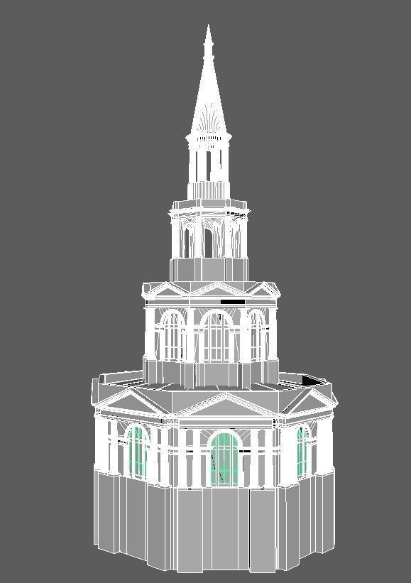 classic architecture 3D model_17