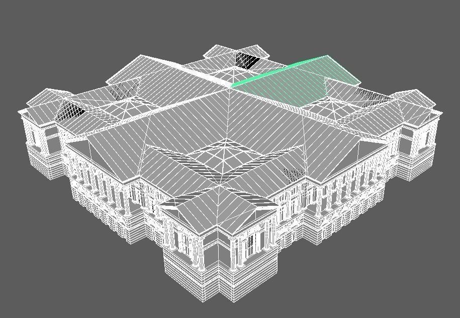 classic architecture 3D model_10