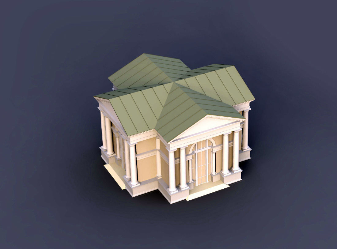 classic architecture 3D model_15