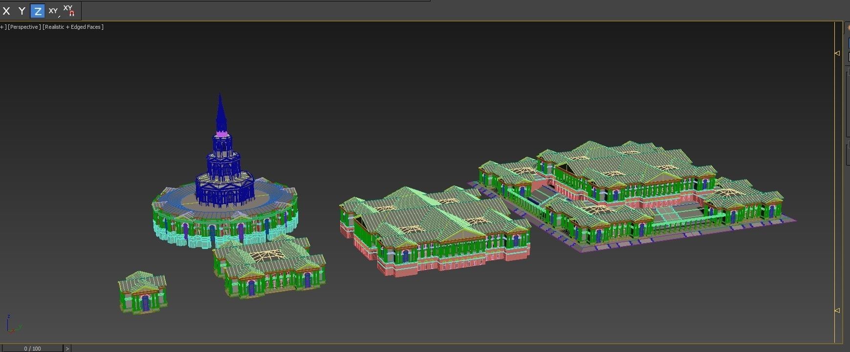 classic architecture 3D model_3