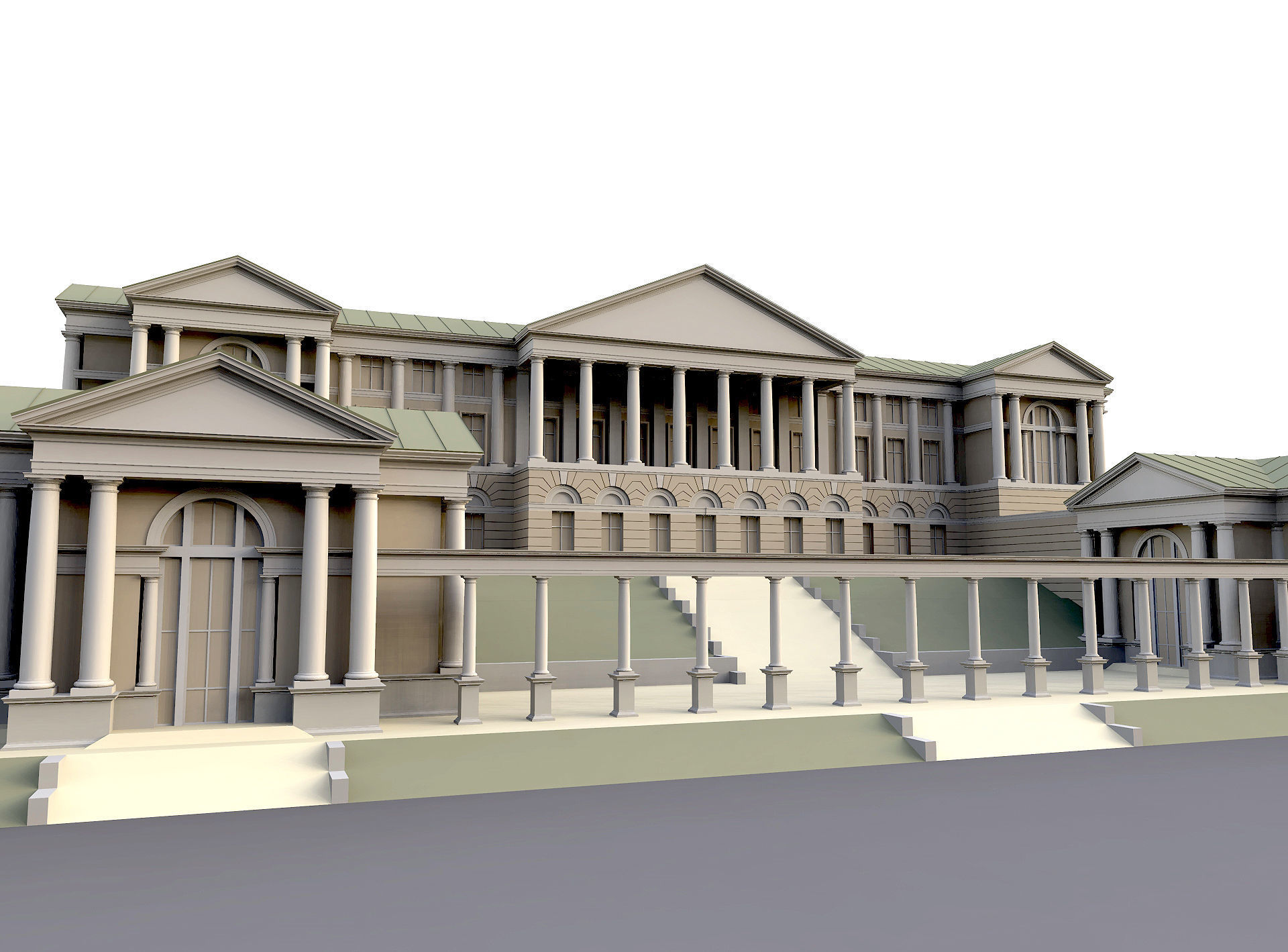 classic architecture 3D model_1