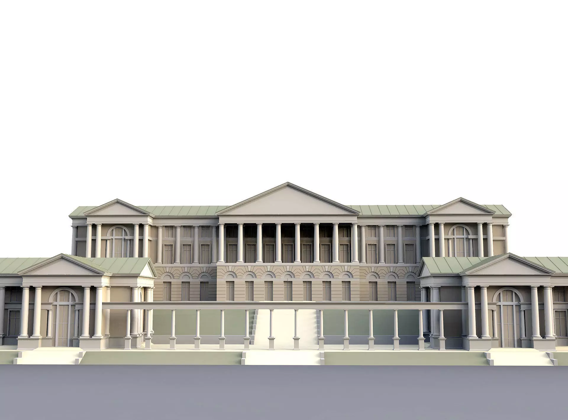 classic architecture 3D model_0