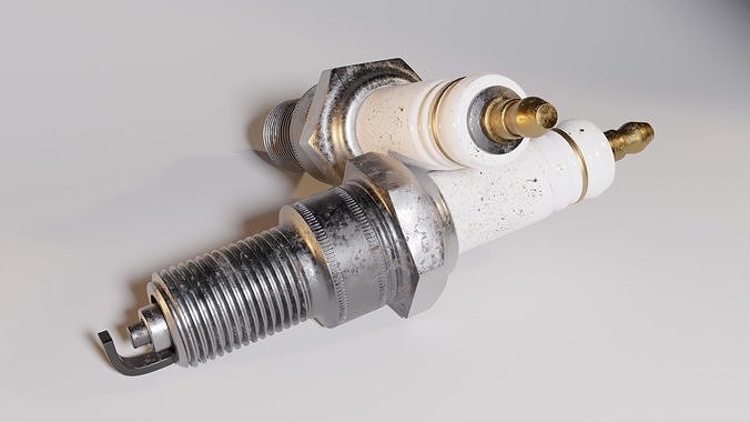 Spark plug 3D model