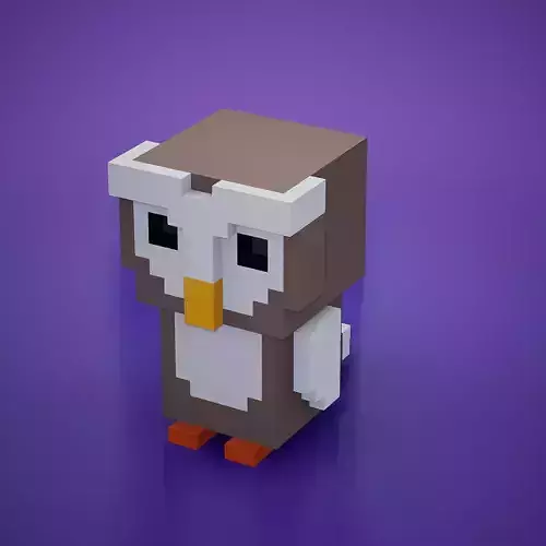 Voxel - Owl