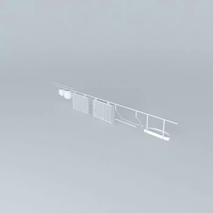 Asker shelf 3D model_0