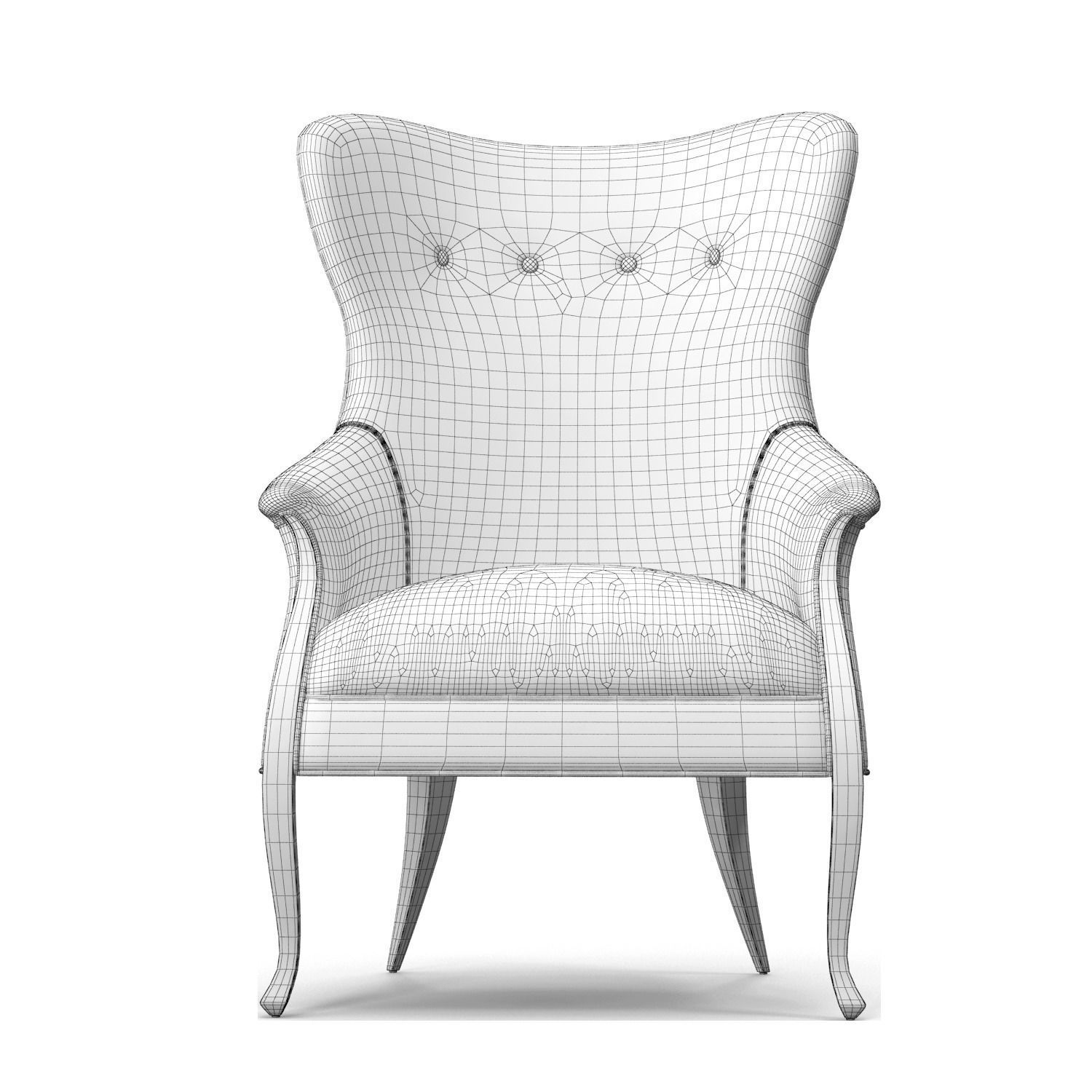Christopher Guy Volpe armchair 3D model_3