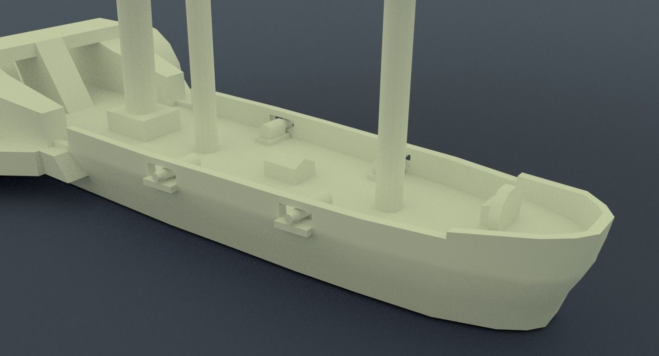 Amazonas Steam Frigate 3D print model_18