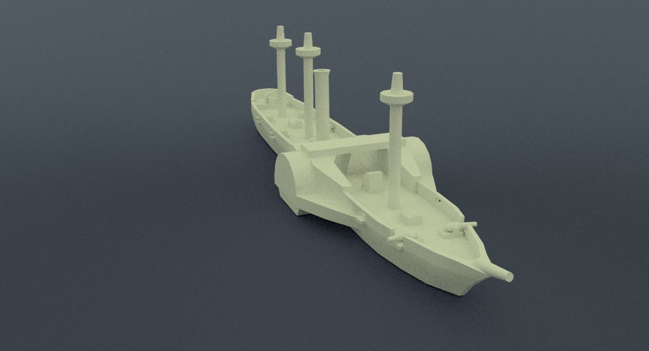 Amazonas Steam Frigate 3D print model_12