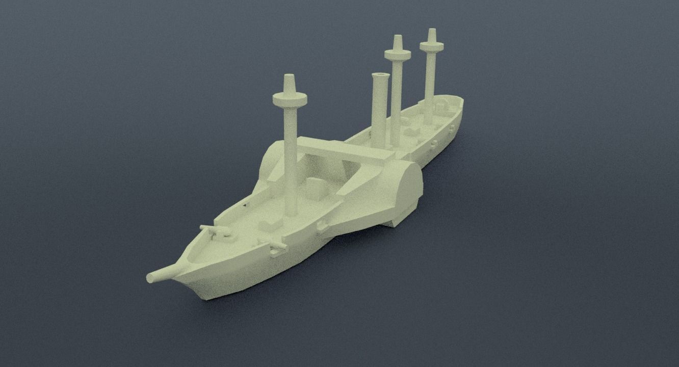 Amazonas Steam Frigate 3D print model_15