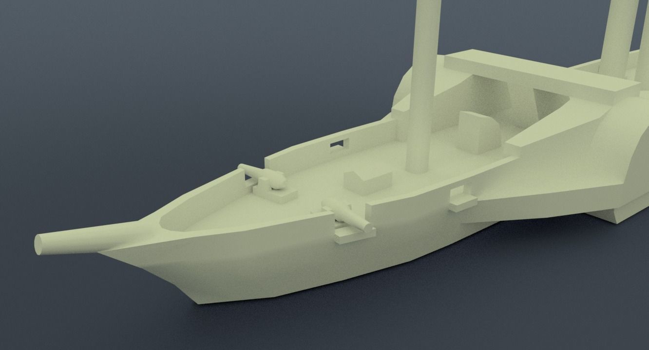 Amazonas Steam Frigate 3D print model_17