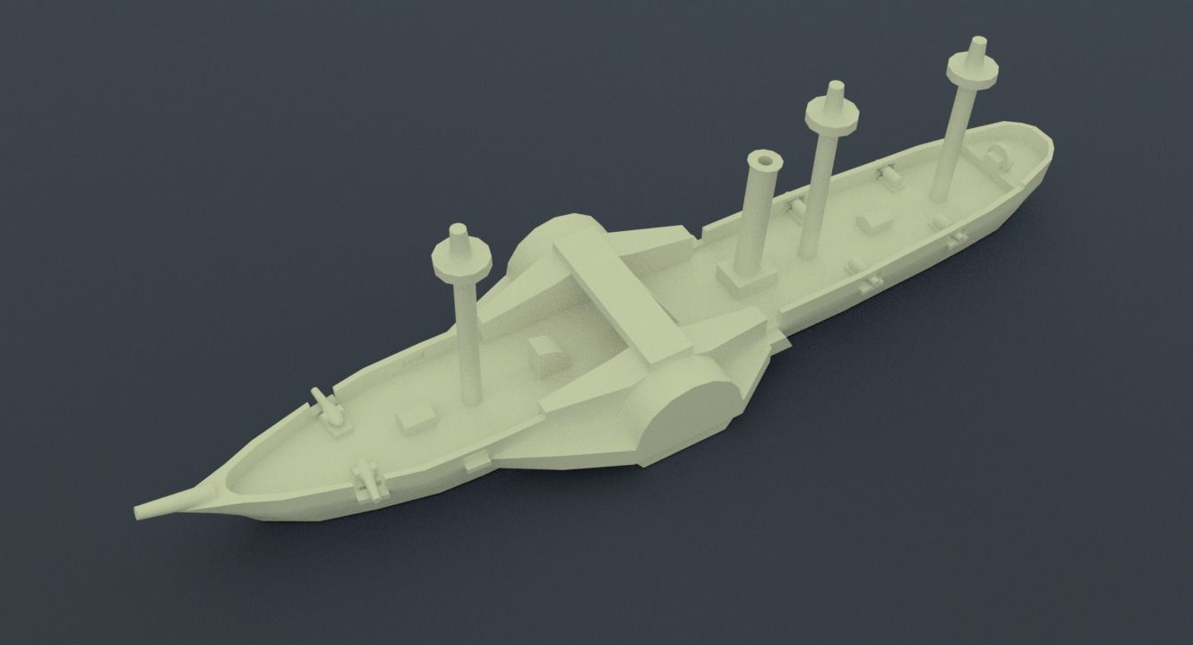 Amazonas Steam Frigate 3D print model_16