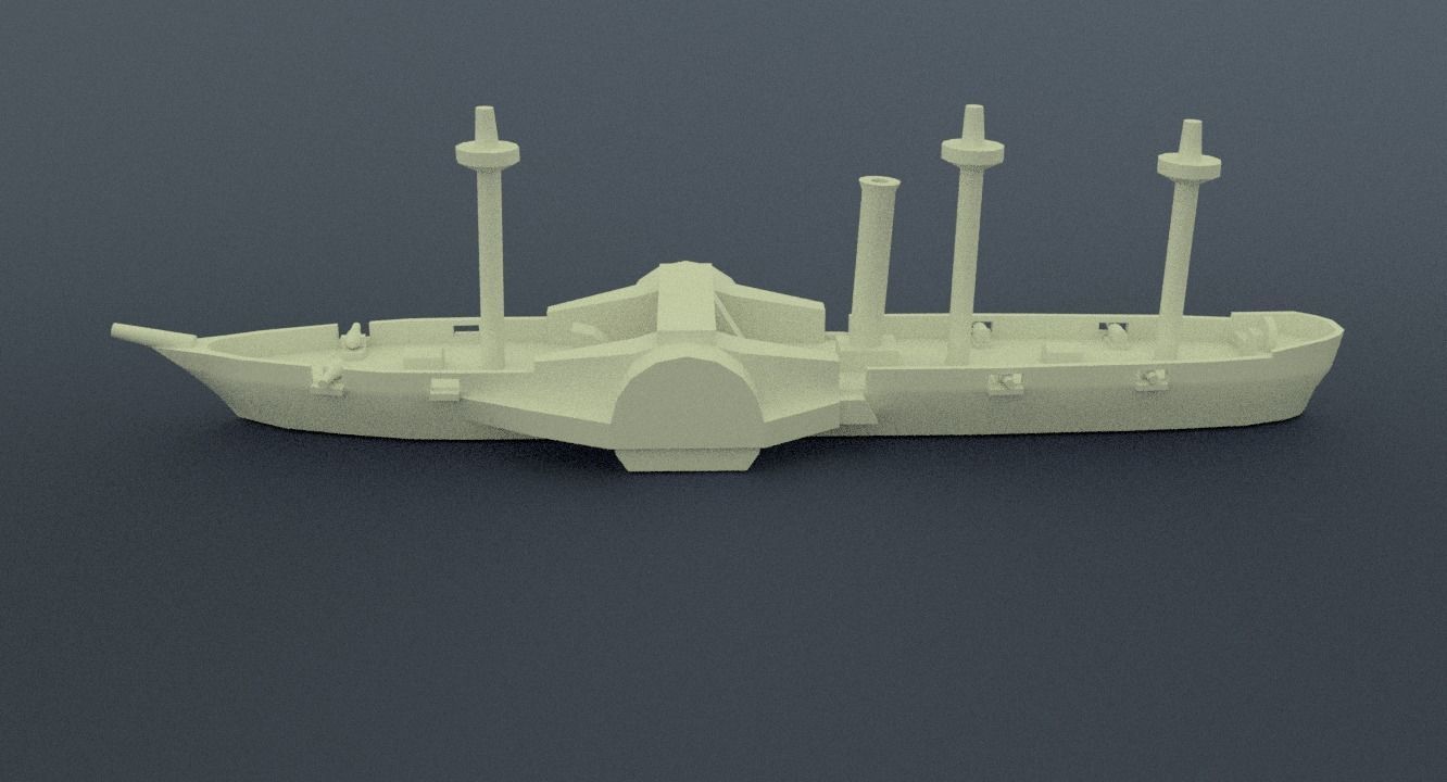 Amazonas Steam Frigate 3D print model_5
