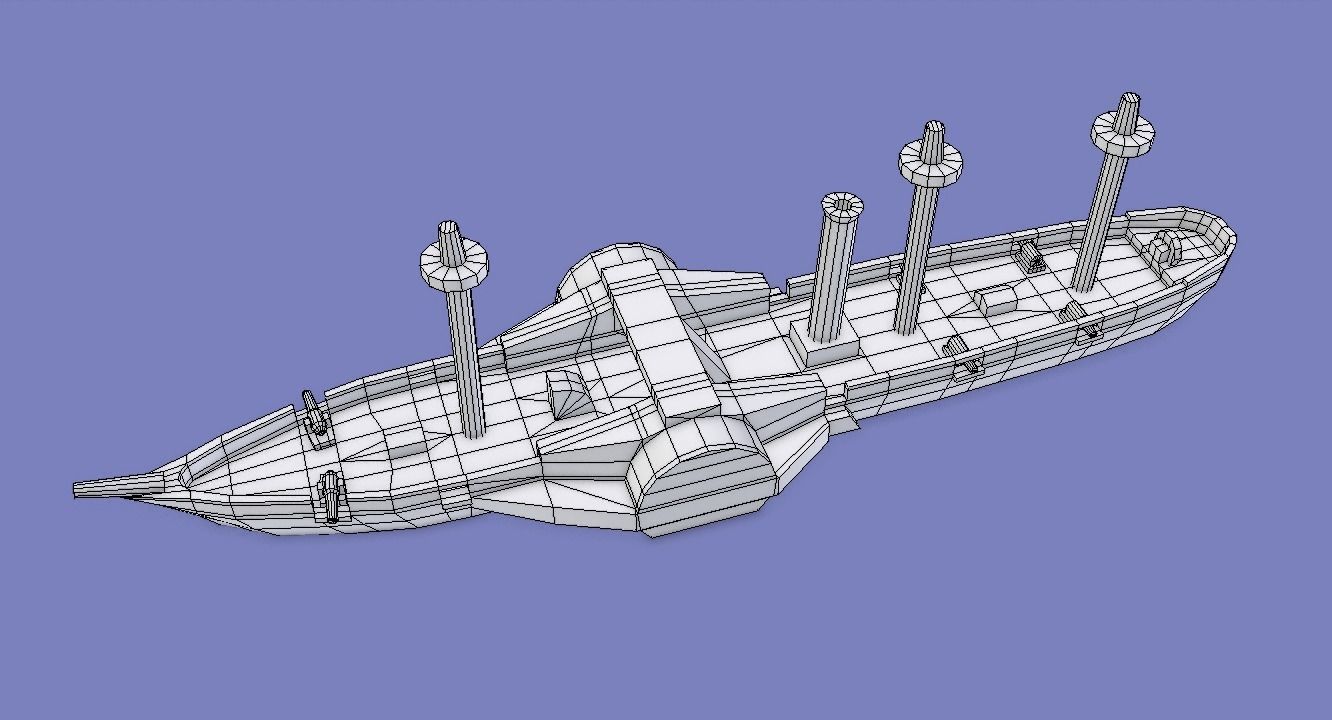 Amazonas Steam Frigate 3D print model_20