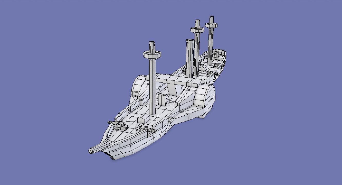 Amazonas Steam Frigate 3D print model_19