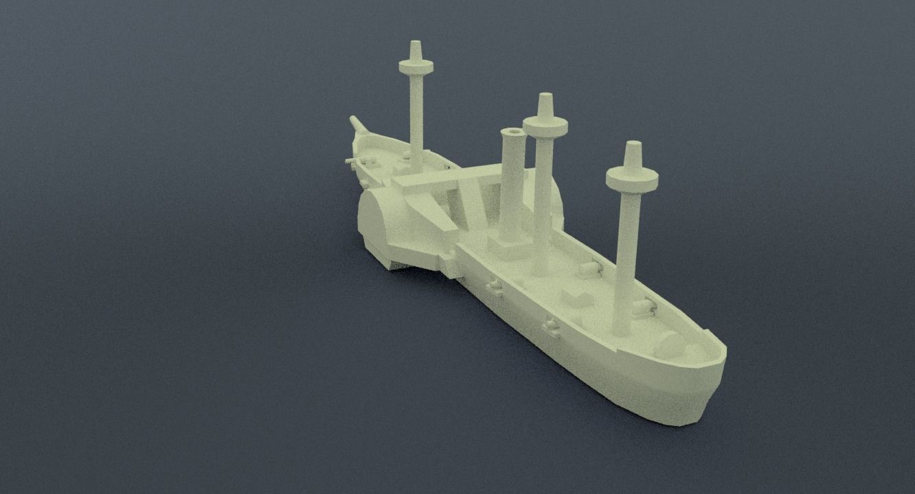 Amazonas Steam Frigate 3D print model_7