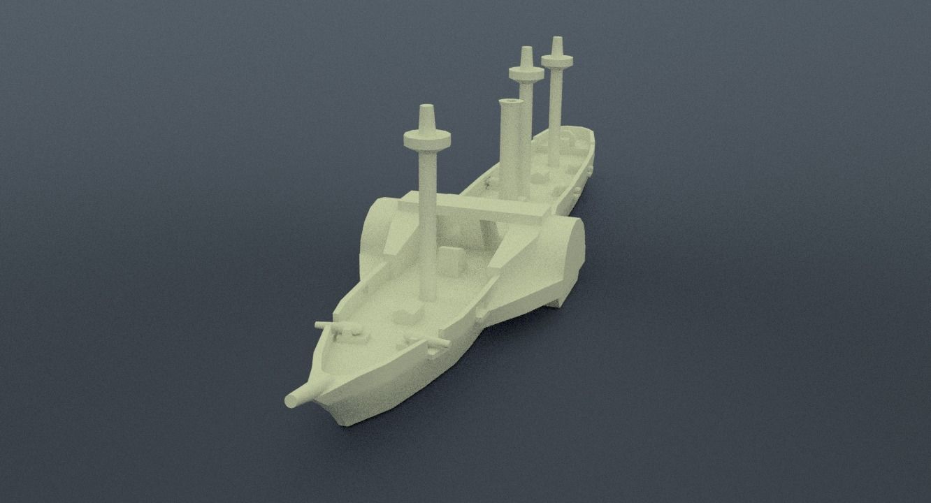 Amazonas Steam Frigate 3D print model_14