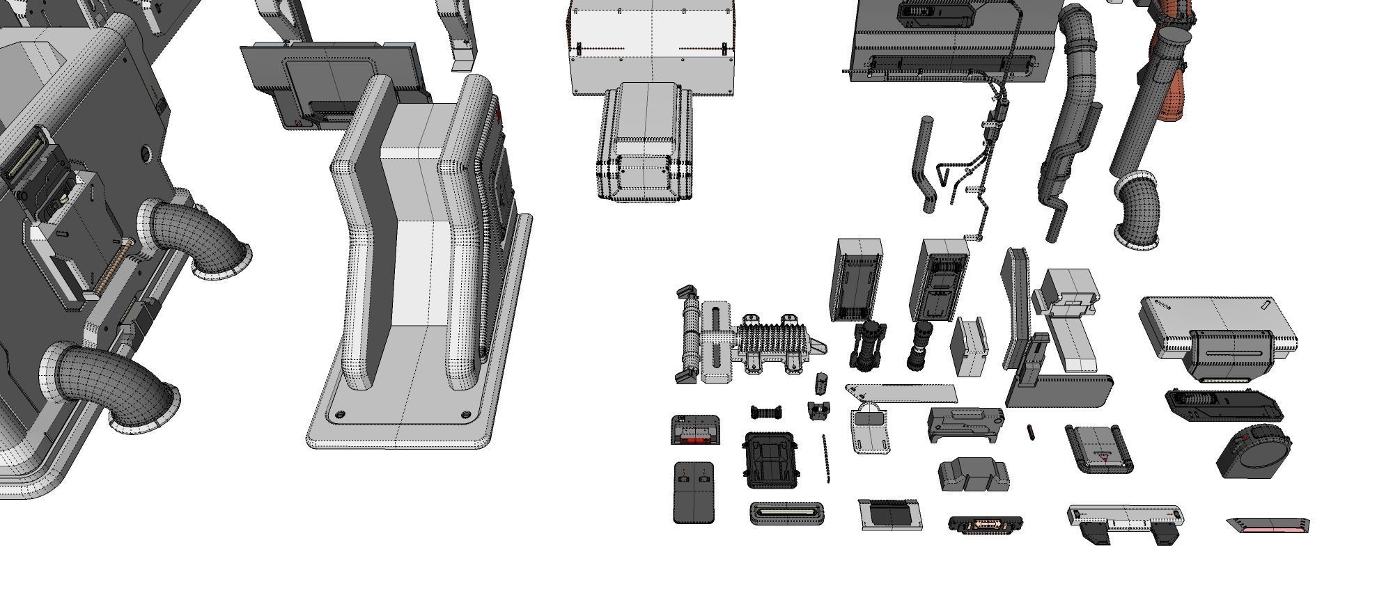 Sci-Fi architecture Elements collection 15 3D model_44