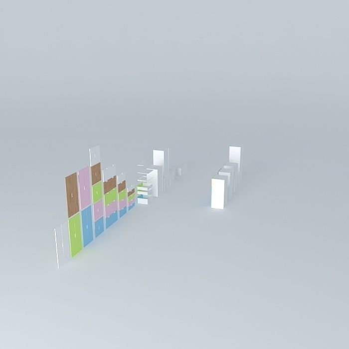 STUVA bar graph bars 3D model_1