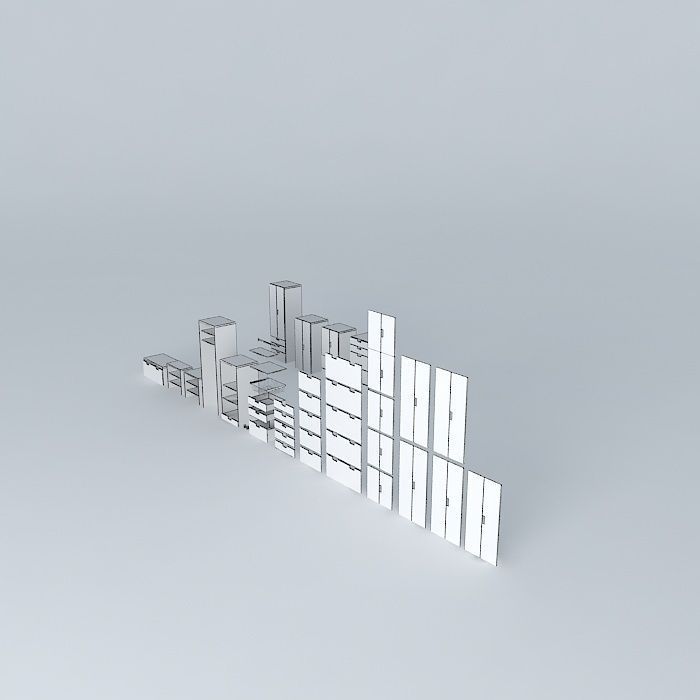 STUVA bar graph bars 3D model_4