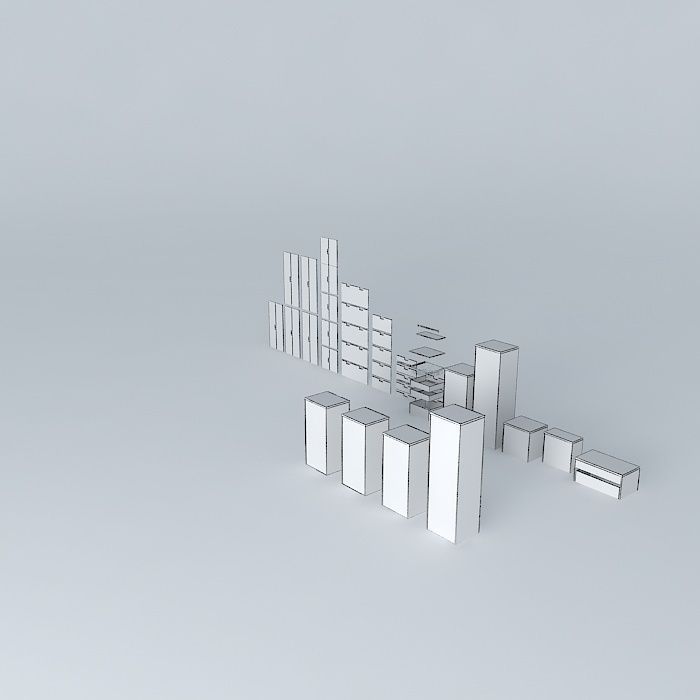 STUVA bar graph bars 3D model_3