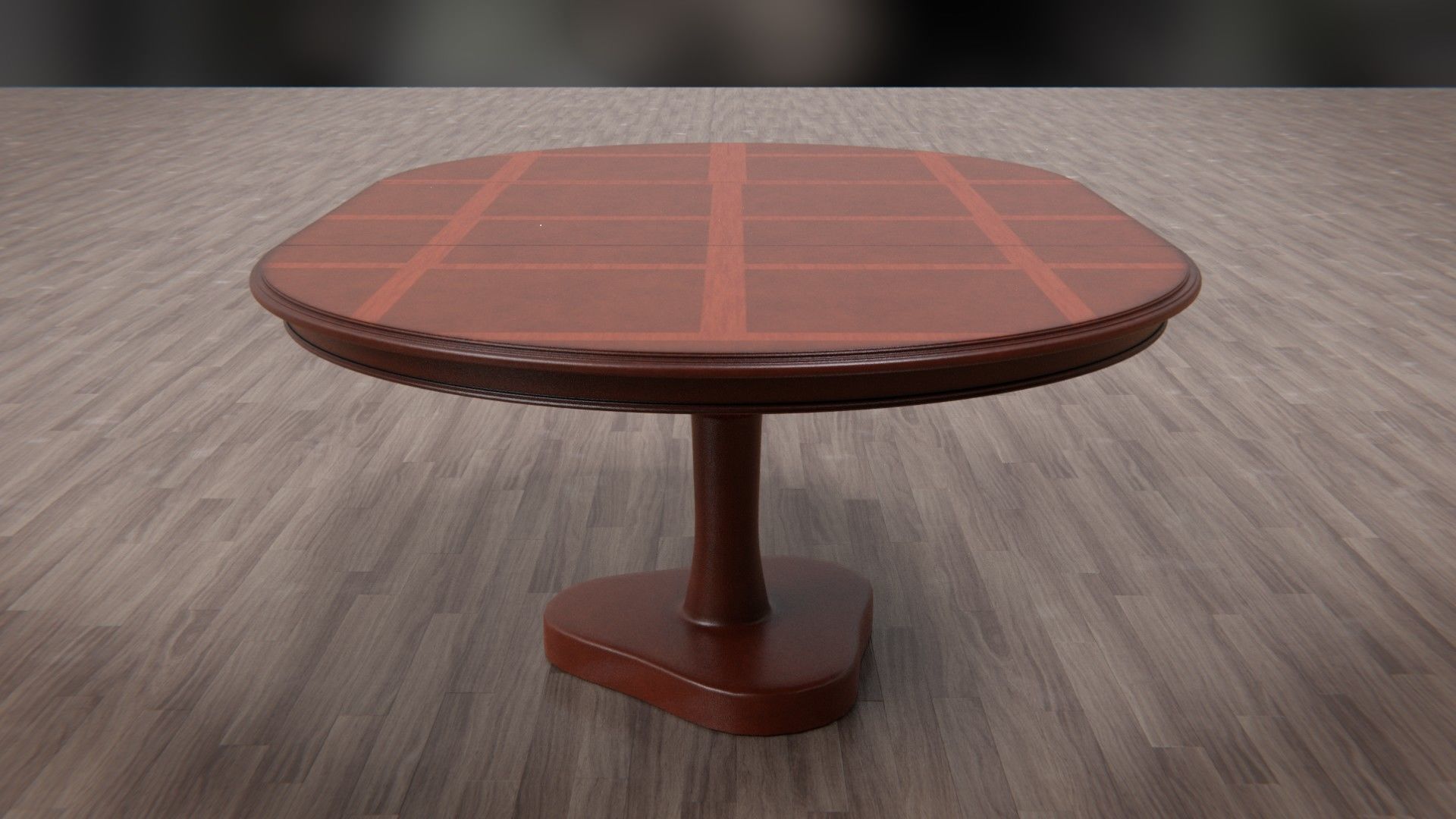 Dining Table and Chair Low-poly 3D model_10