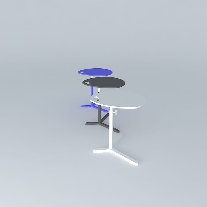 DAVE Laptop table 3D model_2