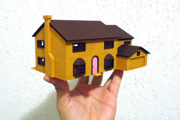 The Simpsons House 3D print model_3