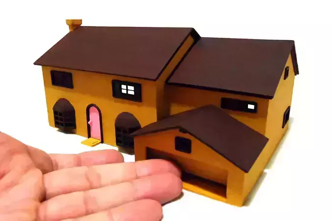 The Simpsons House 3D print model