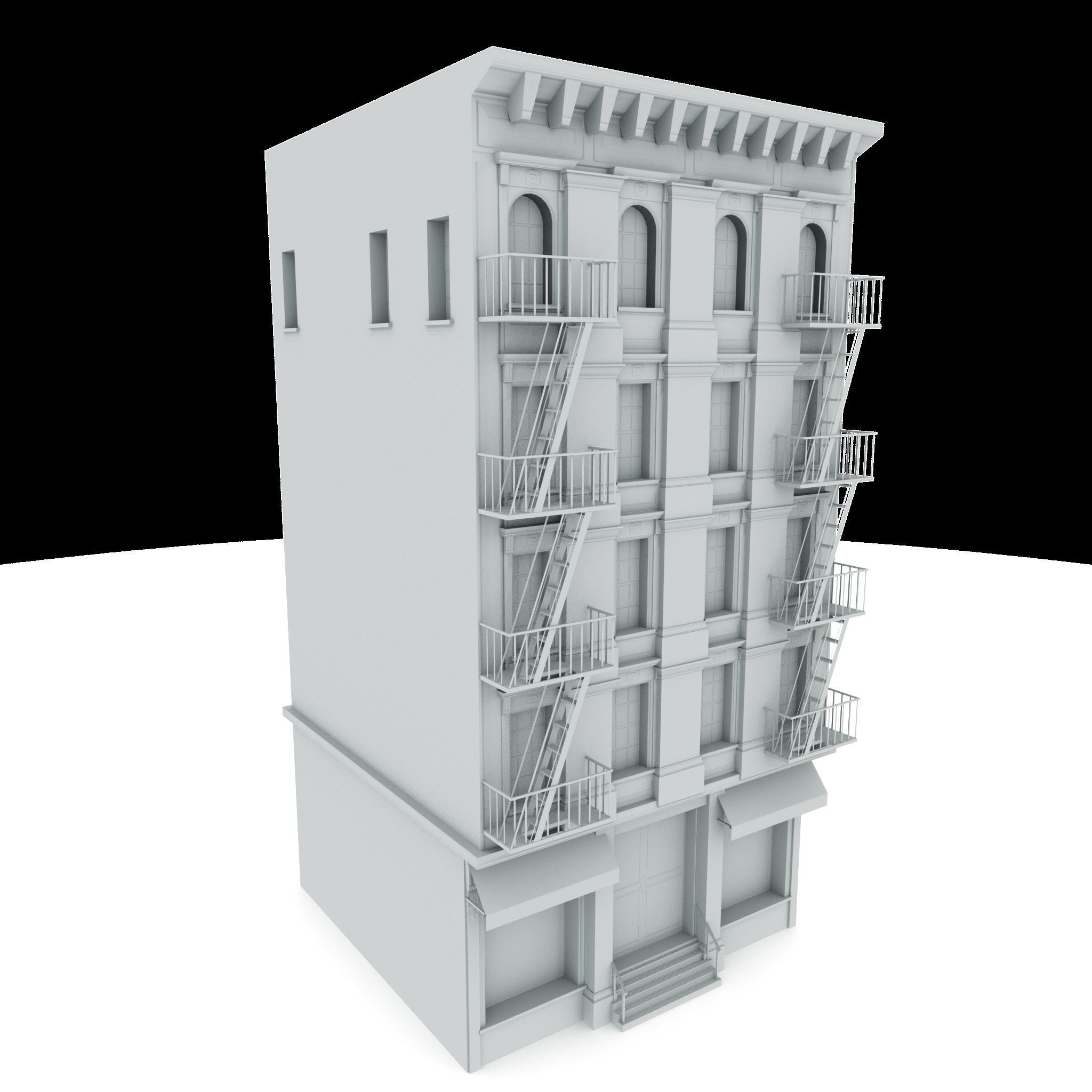 Nyc Building 06 Low-poly 3D model_2