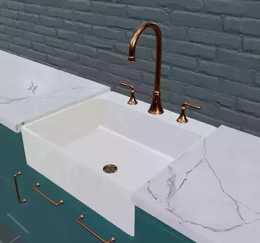 Kitchen bookcase with two shelves