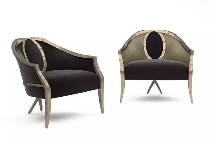Christopher Guy Cambre Bergere armchair 3D model