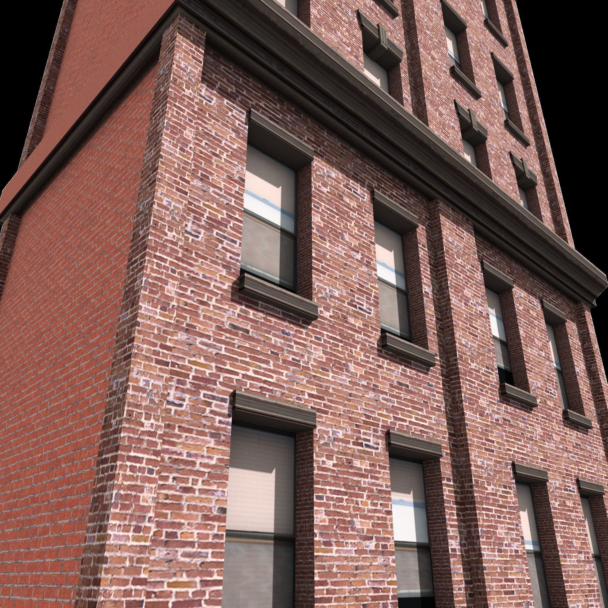 Nyc Building 07 Low-poly 3D model_9