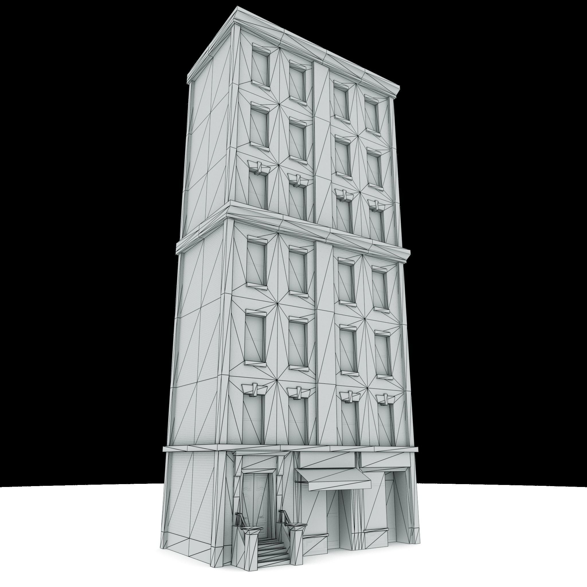 Nyc Building 07 Low-poly 3D model_2