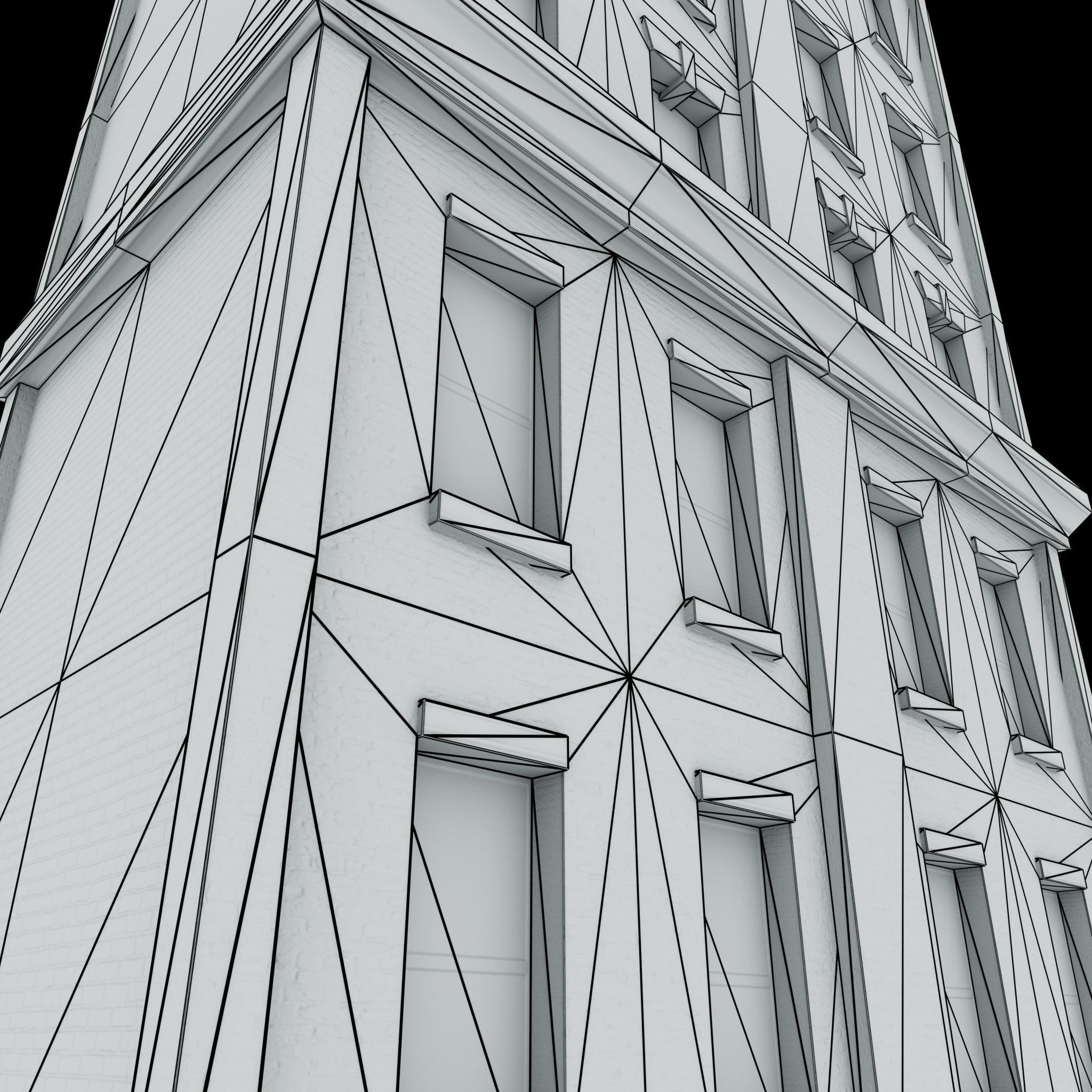 Nyc Building 07 Low-poly 3D model_11