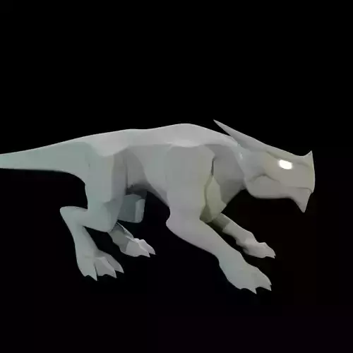 Pit Dragon SMALL Low-poly 3D model