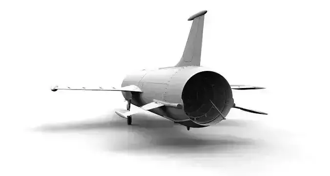 Leduc fighter jet 3D model