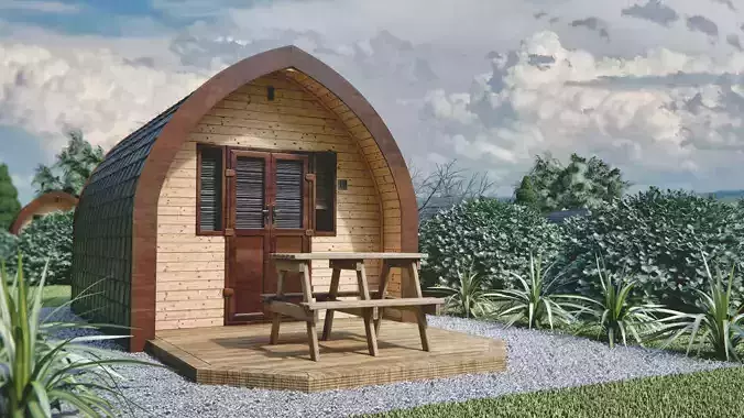 Camping Pod 3D model