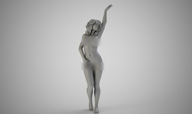 Hand in the Air 3D print model