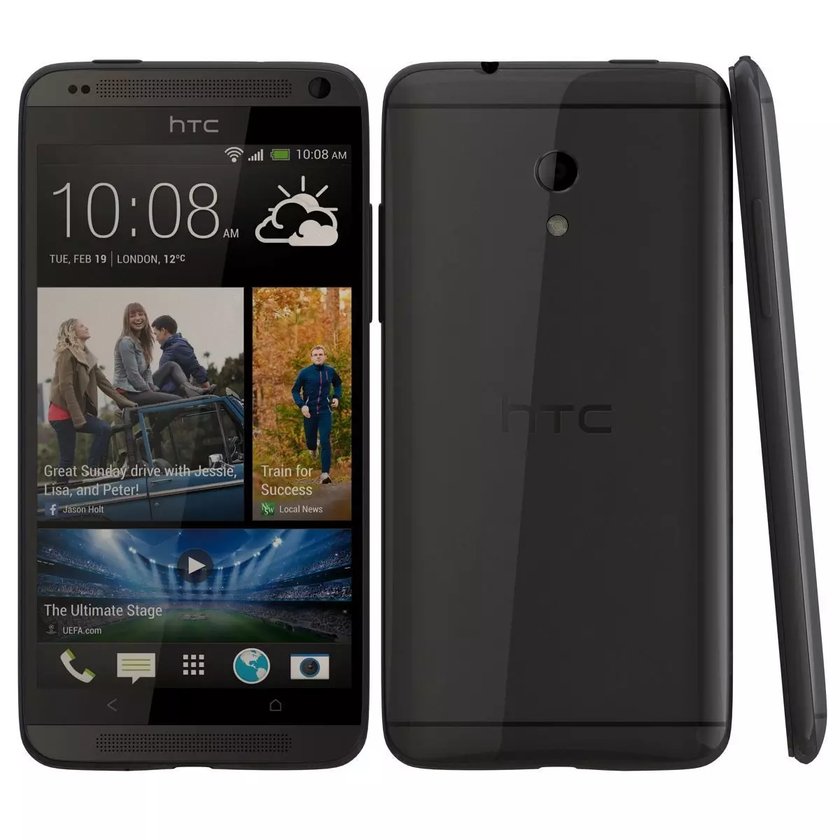 HTC Desire 700 Black 3D model_0