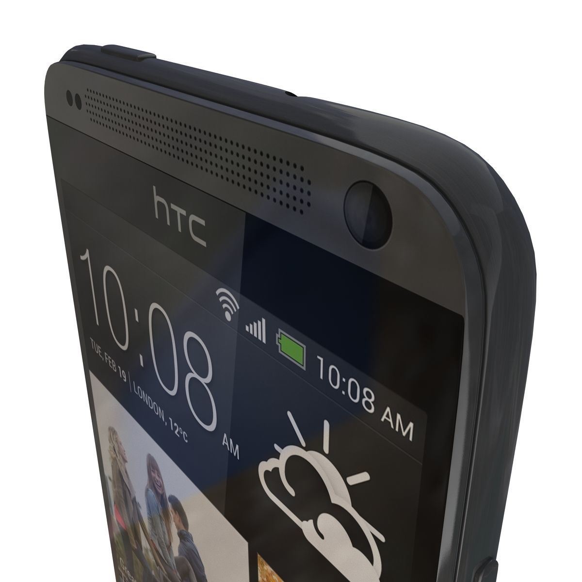 HTC Desire 700 Black 3D model_3