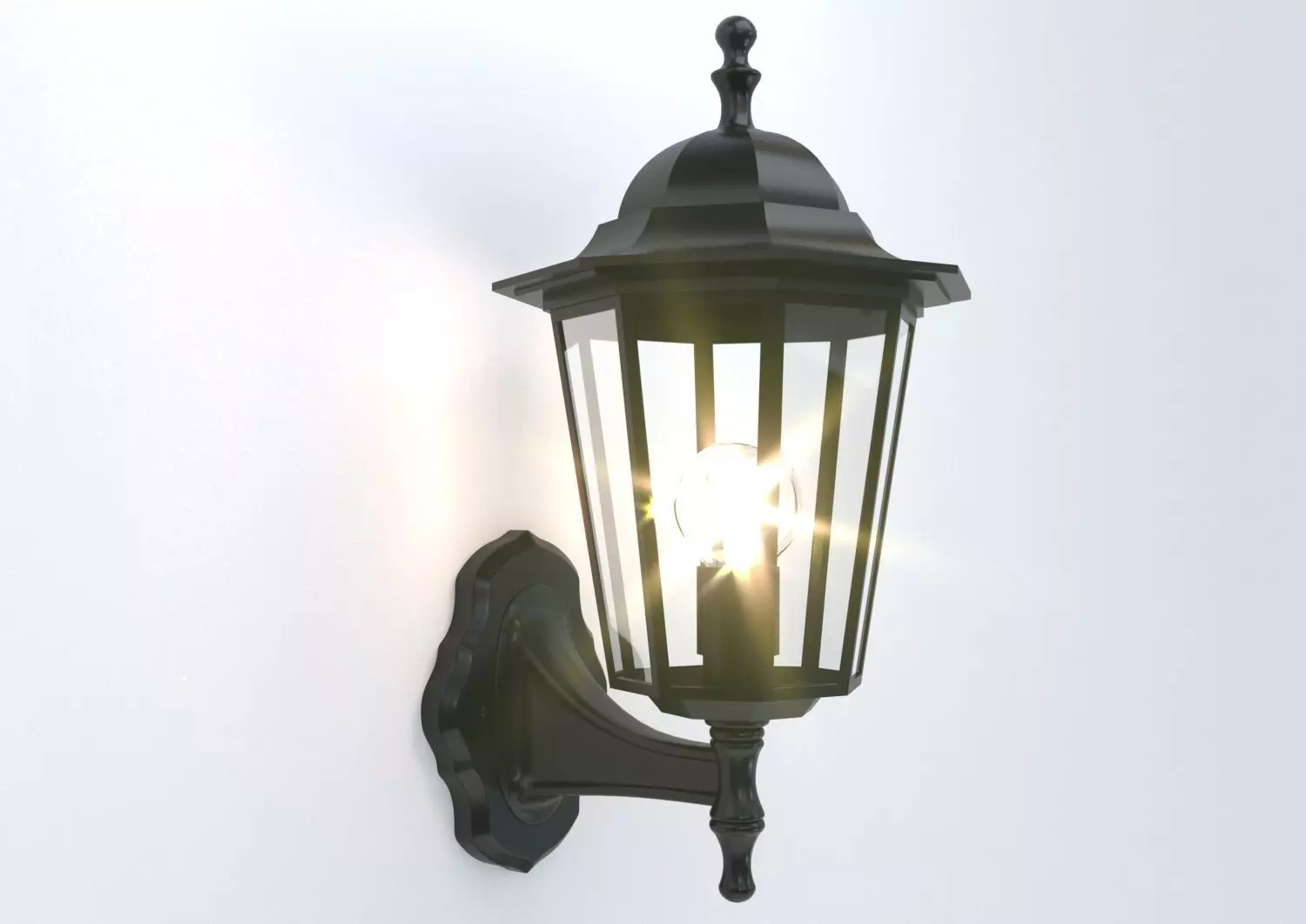 Outdor Lamp 2 3D model_0