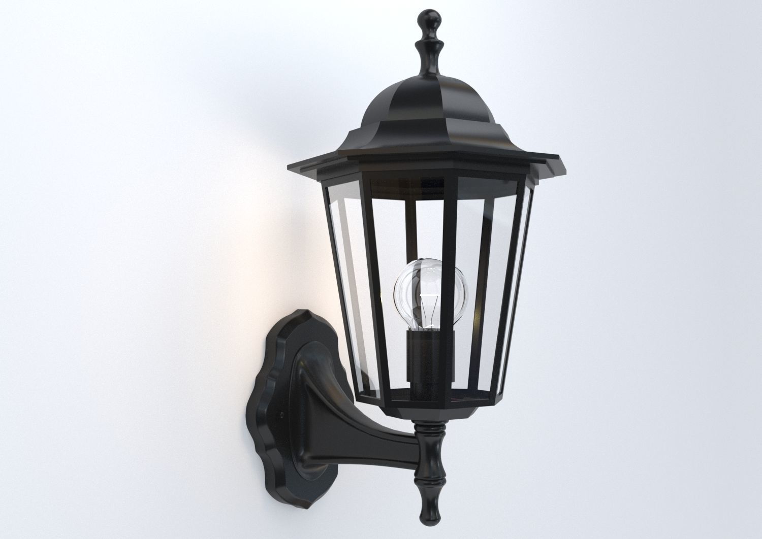 Outdor Lamp 2 3D model_5