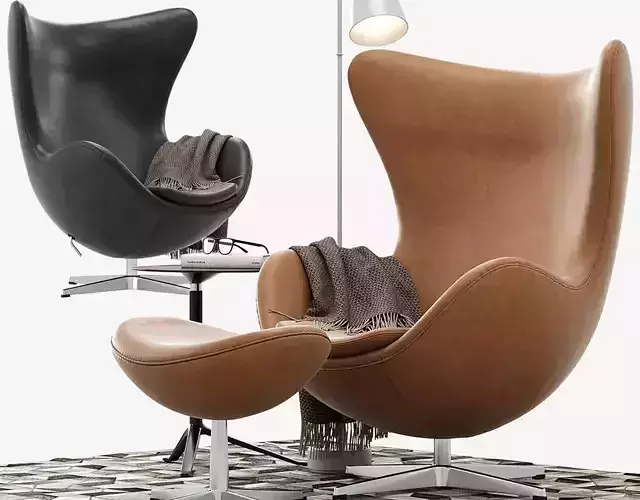  Egg lounge chair  3D model