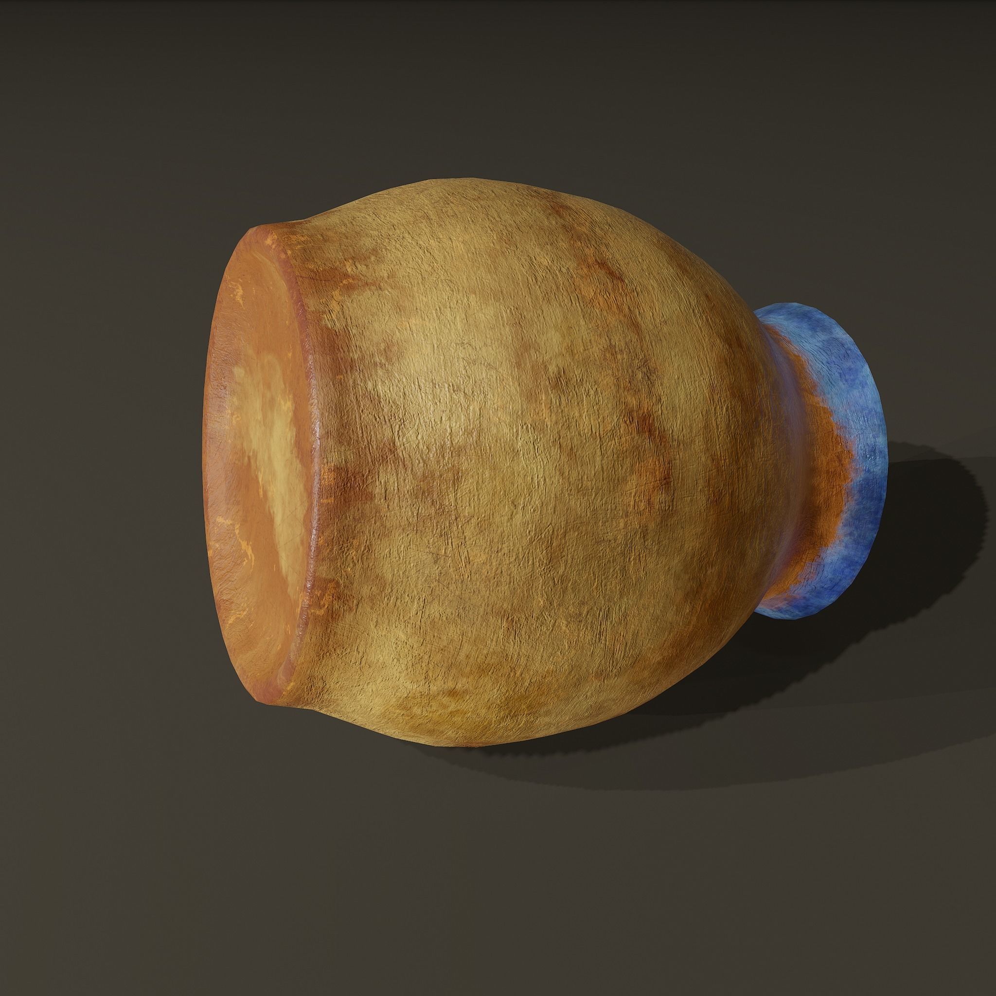 Ancient Terracotta Jar Low-poly 3D model_13
