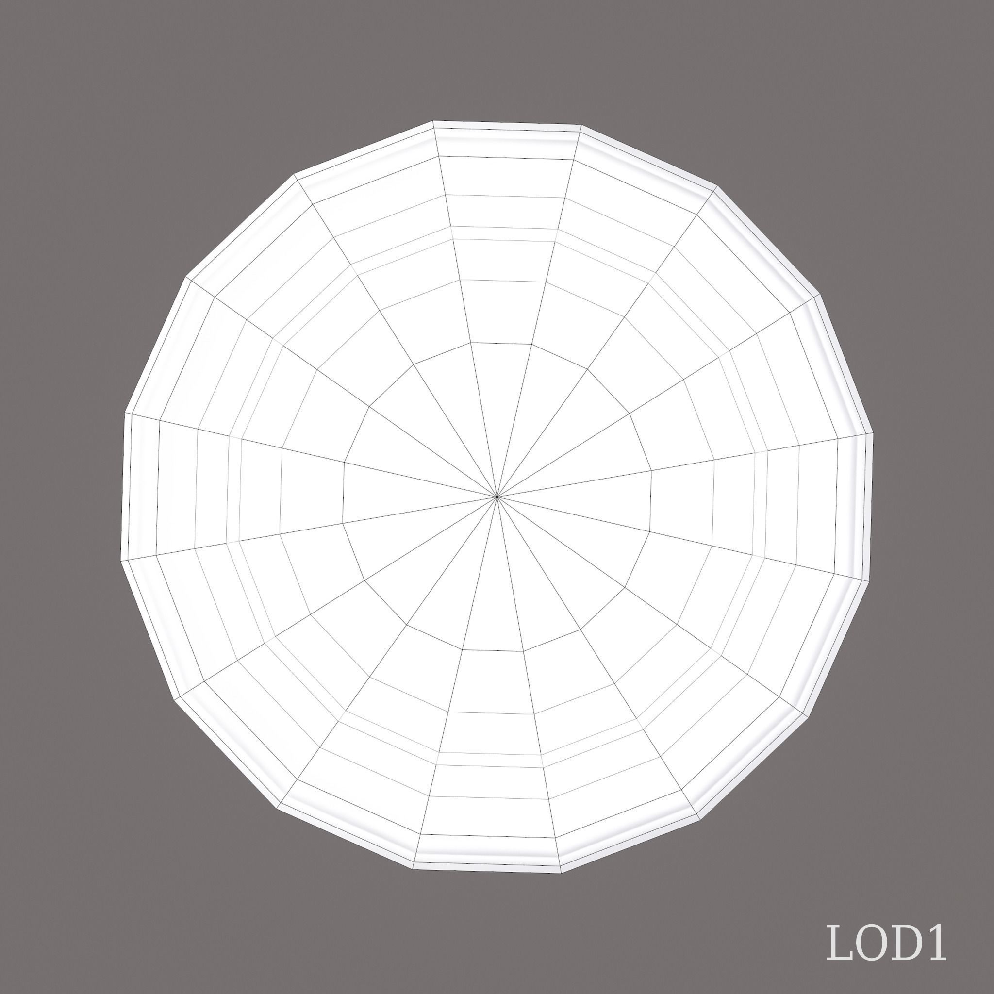 Ancient Terracotta Jar Low-poly 3D model_23