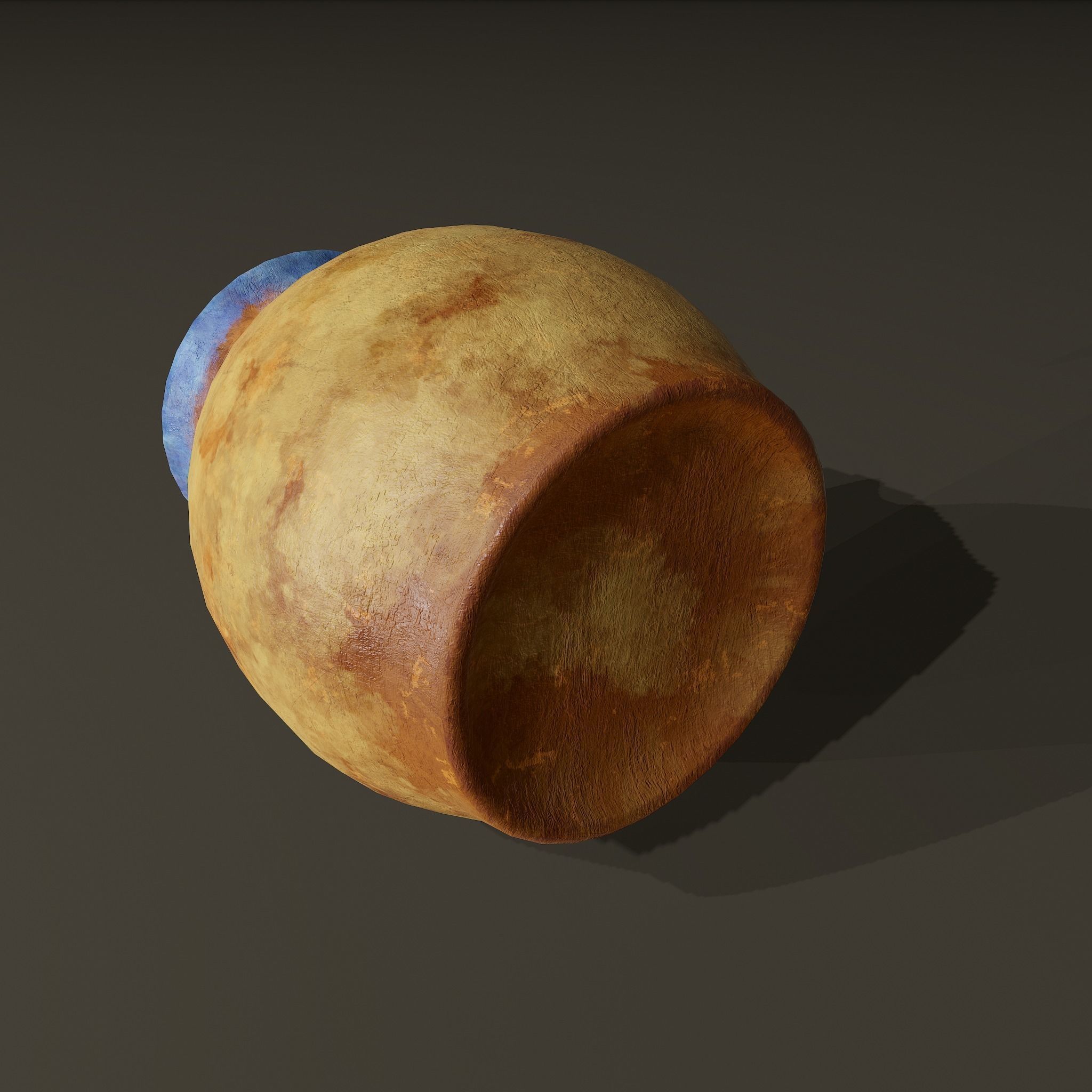 Ancient Terracotta Jar Low-poly 3D model_15