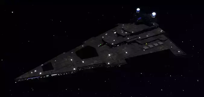 STAR WARS - VICTORY CLASS STAR DESTROYER - VSDI 3D model