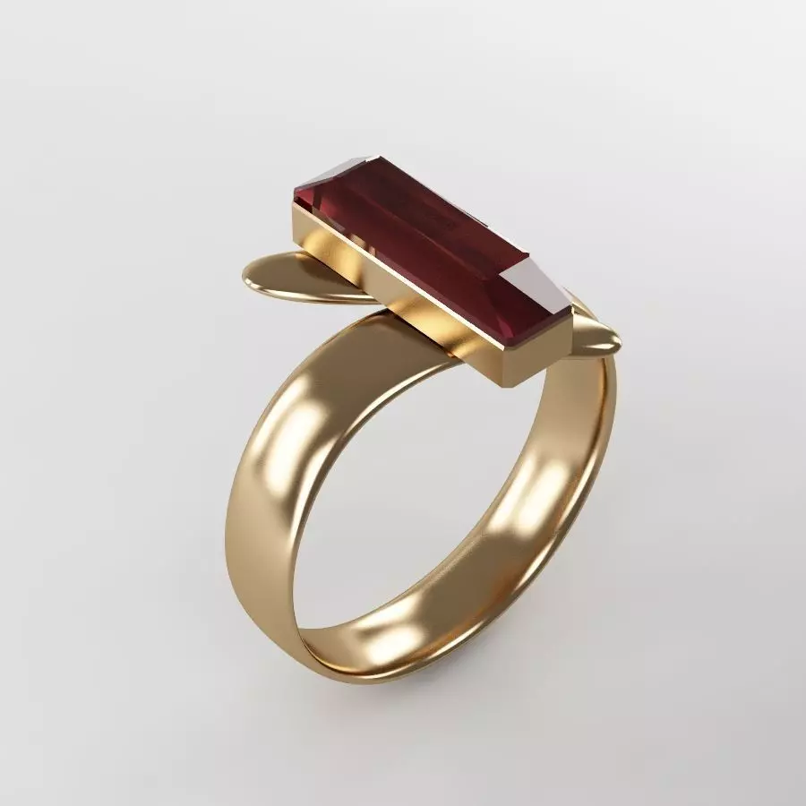 Jewel ring 01 3D model_0