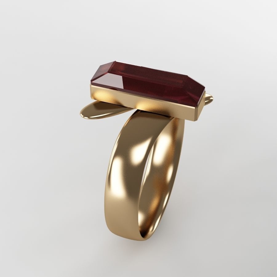 Jewel ring 01 3D model_2